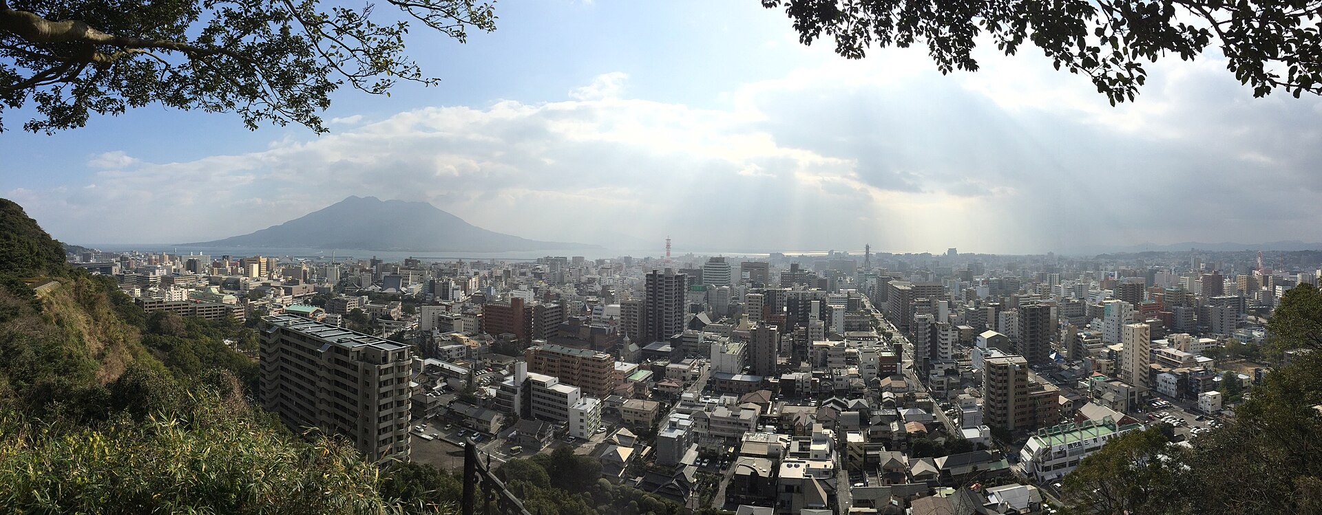 Kagoshima and Sakurajima